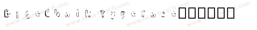 BiteChalk Typeface字体转换